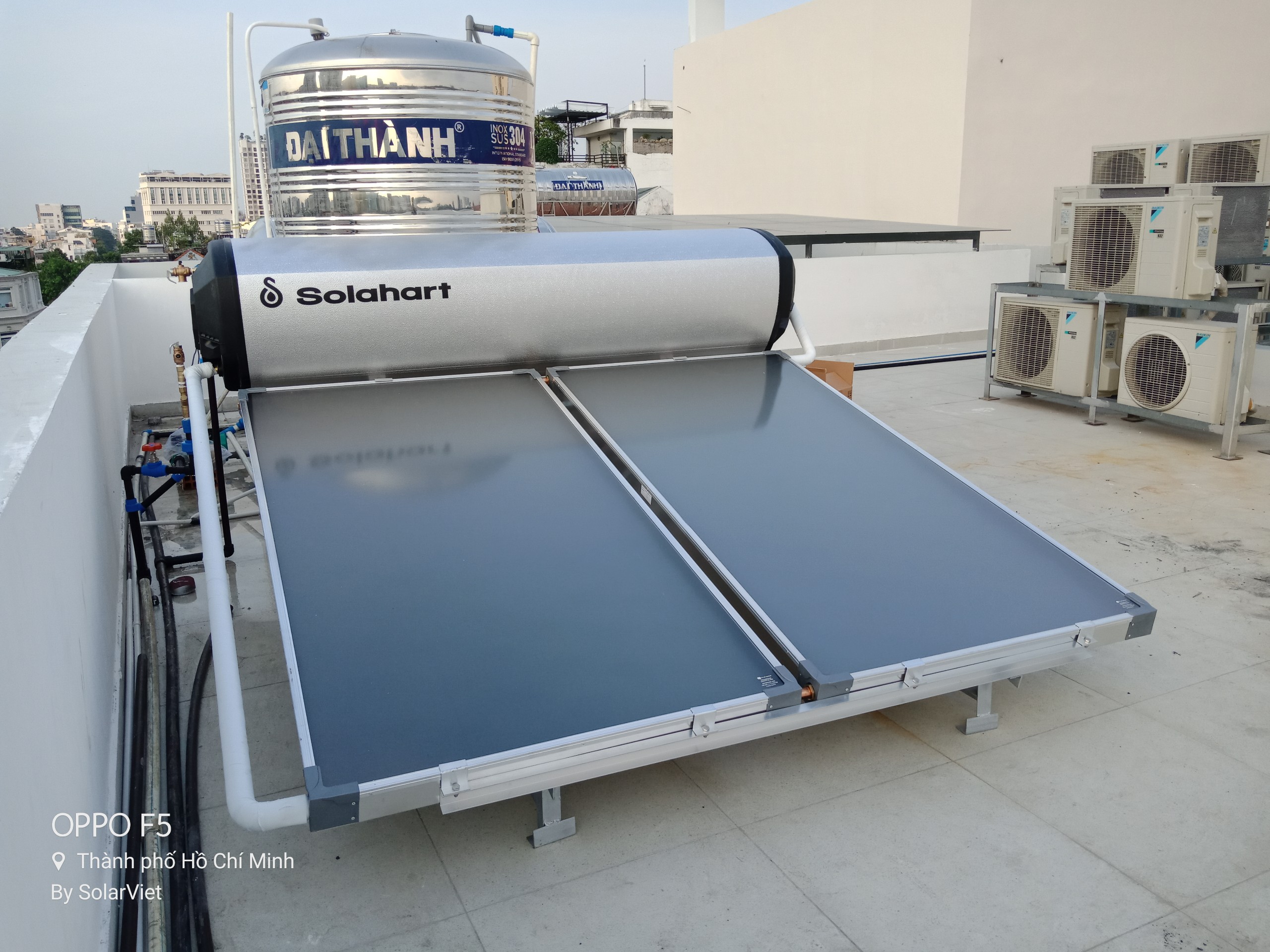 Read more about the article Công trình máy solahart Premium 300L lắp đặt tại Phổ Quang, Tân Bình